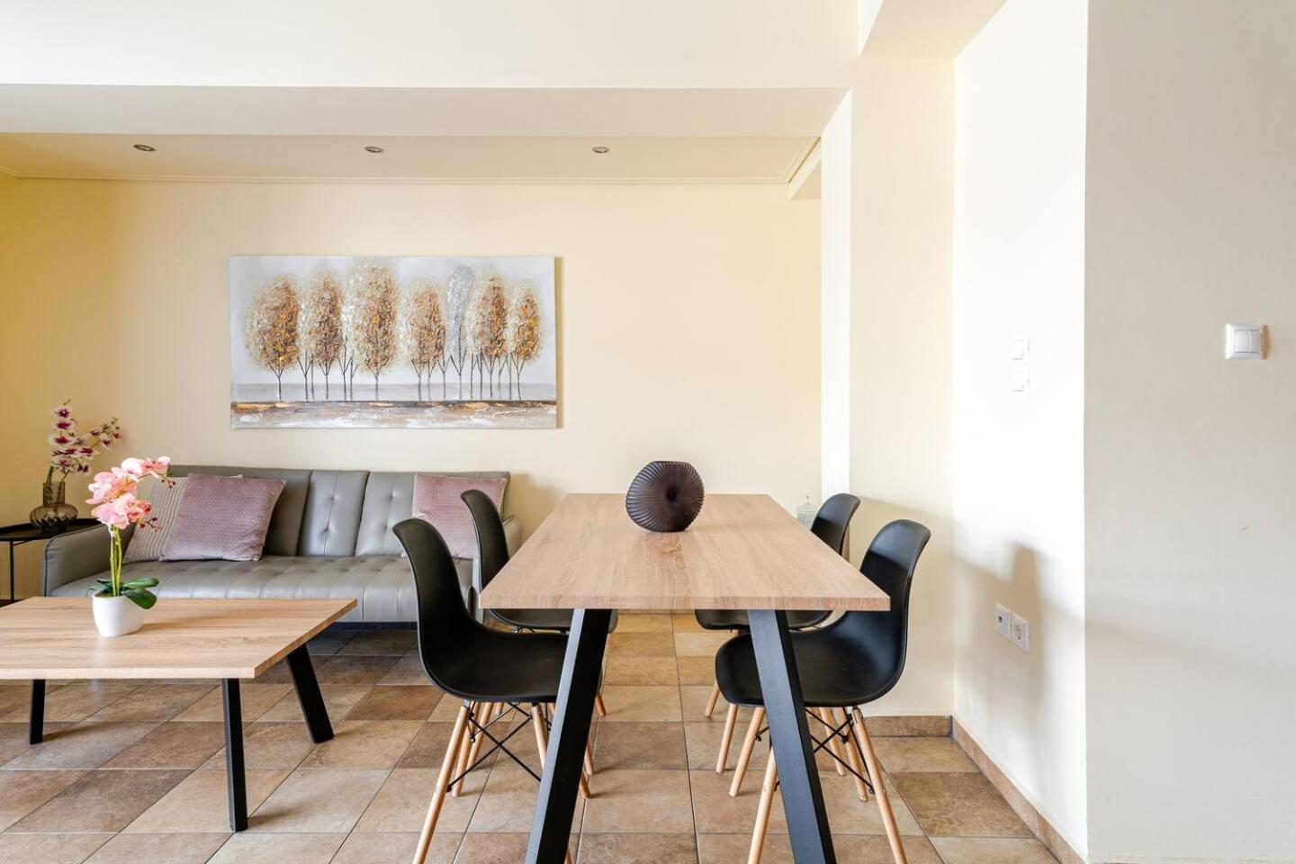 Apartmán Lux & Style 75Sqm With Private Parking In Atény Exteriér fotografie